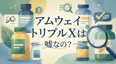 アムウェイ トリプルXは嘘なの？