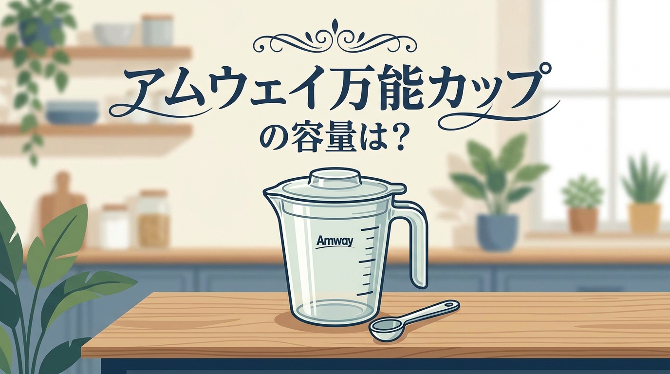 アムウェイ万能カップの容量は?