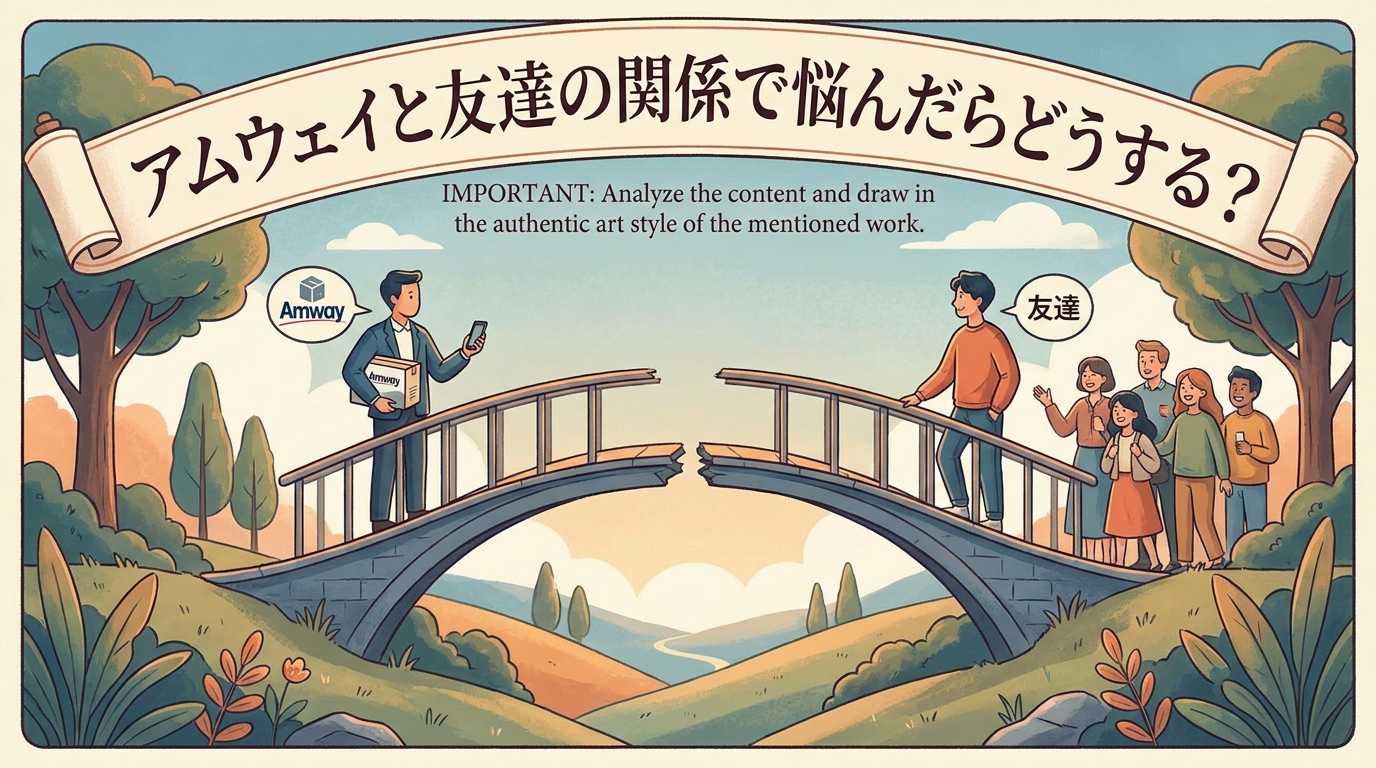 アムウェイと友達の関係で悩んだらどうする？