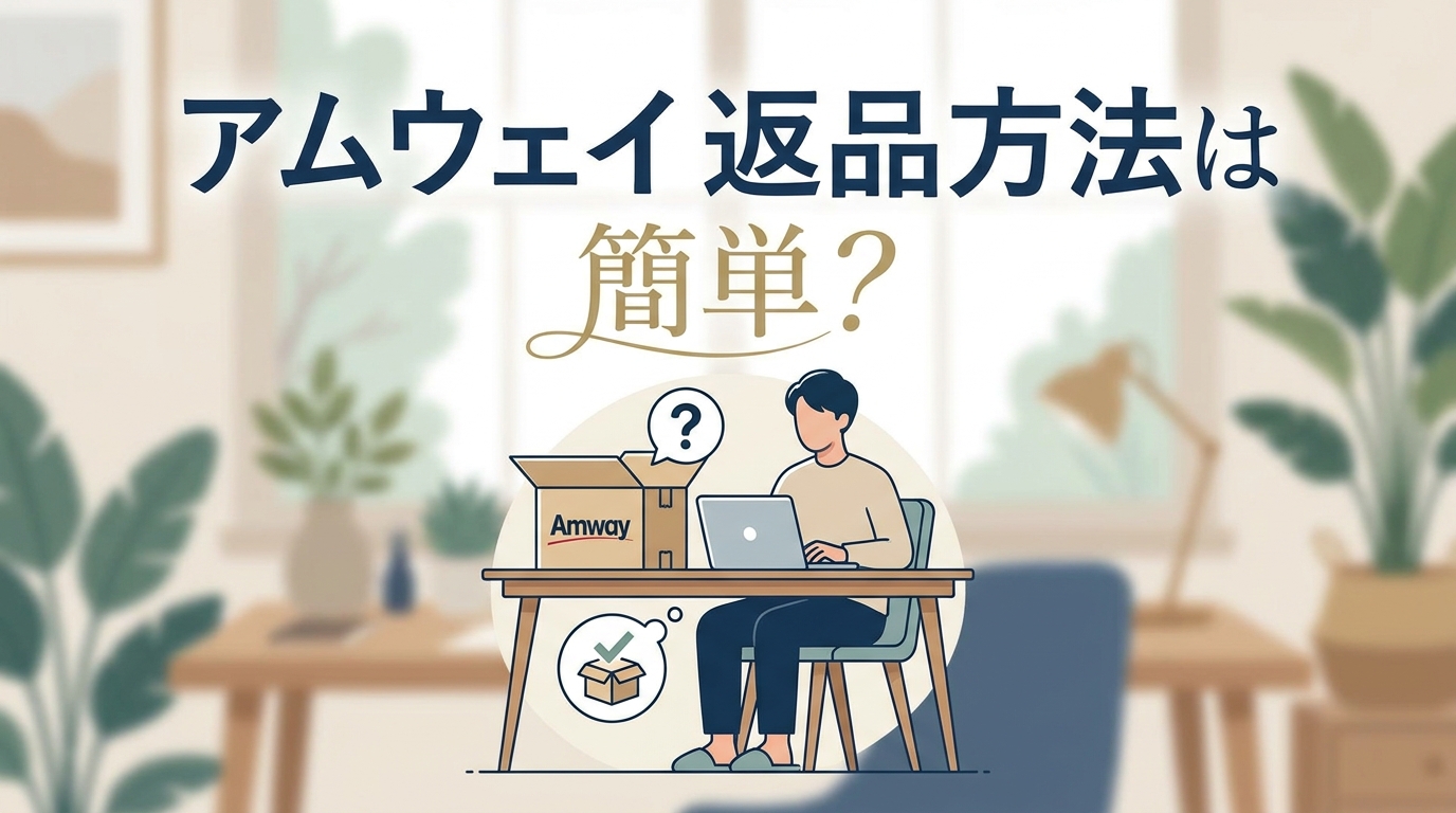 アムウェイ 返品方法は簡単？