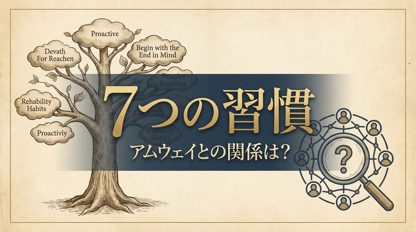 7つの習慣 アムウェイとの関係は？
