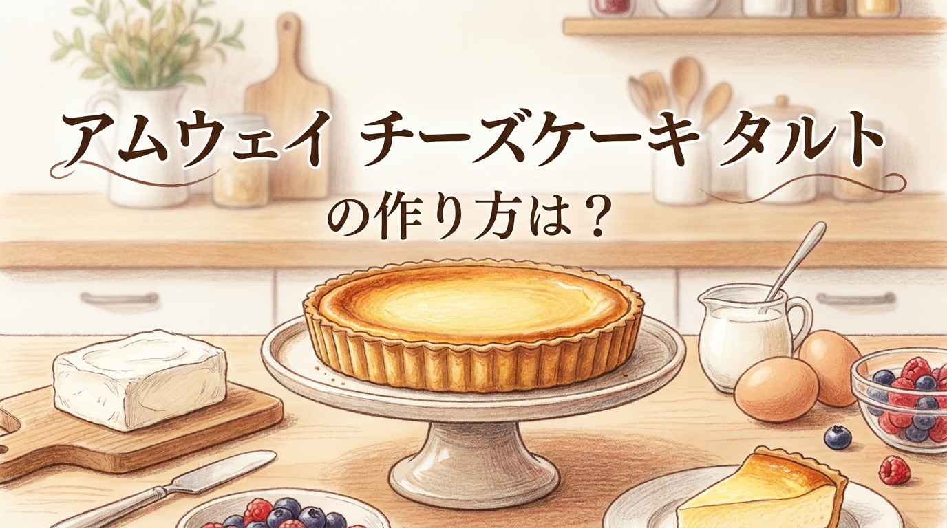 アムウェイ チーズケーキ タルトの作り方は？