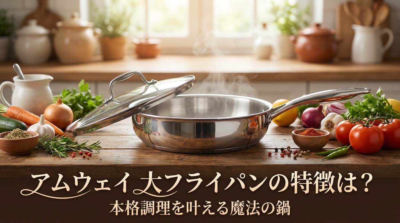 アムウェイ 大フライパンの特徴は？