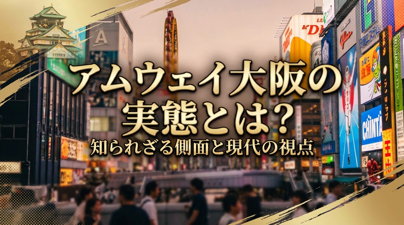 アムウェイ大阪の実態とは？