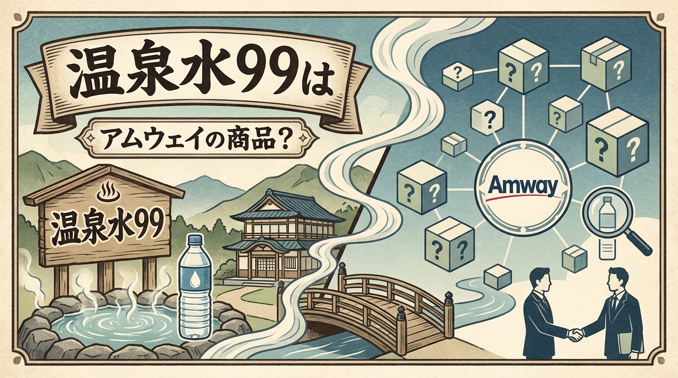 温泉水99はアムウェイの商品？