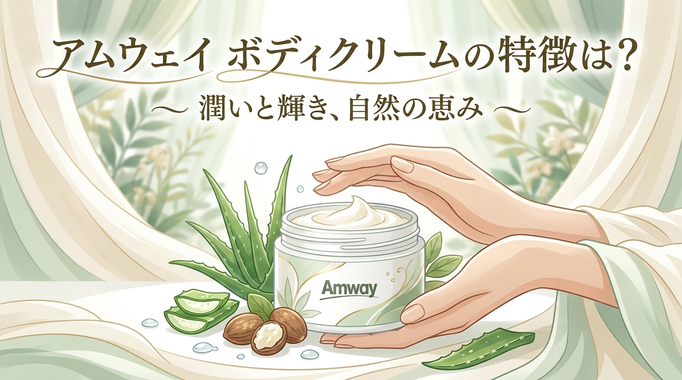 アムウェイ ボディクリームの特徴は？