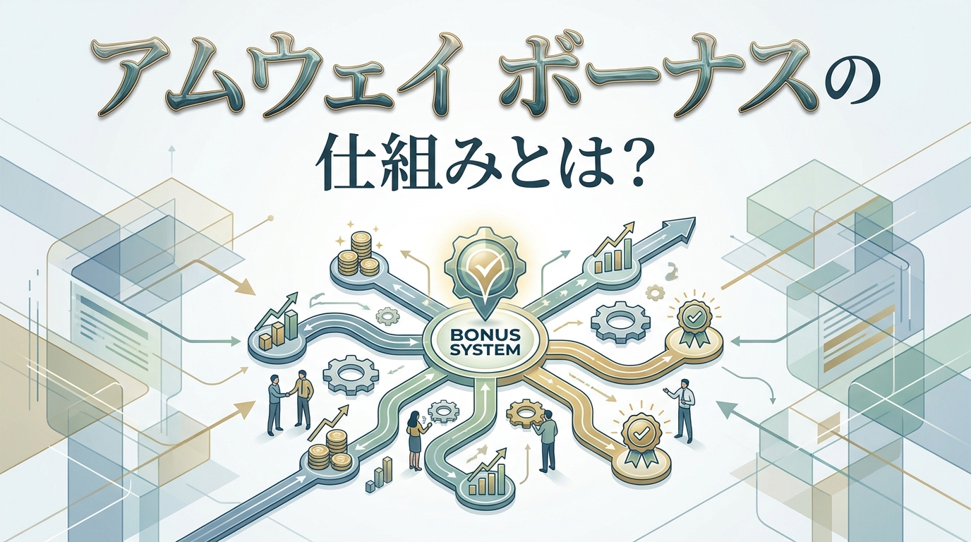 アムウェイ ボーナスの仕組みとは？