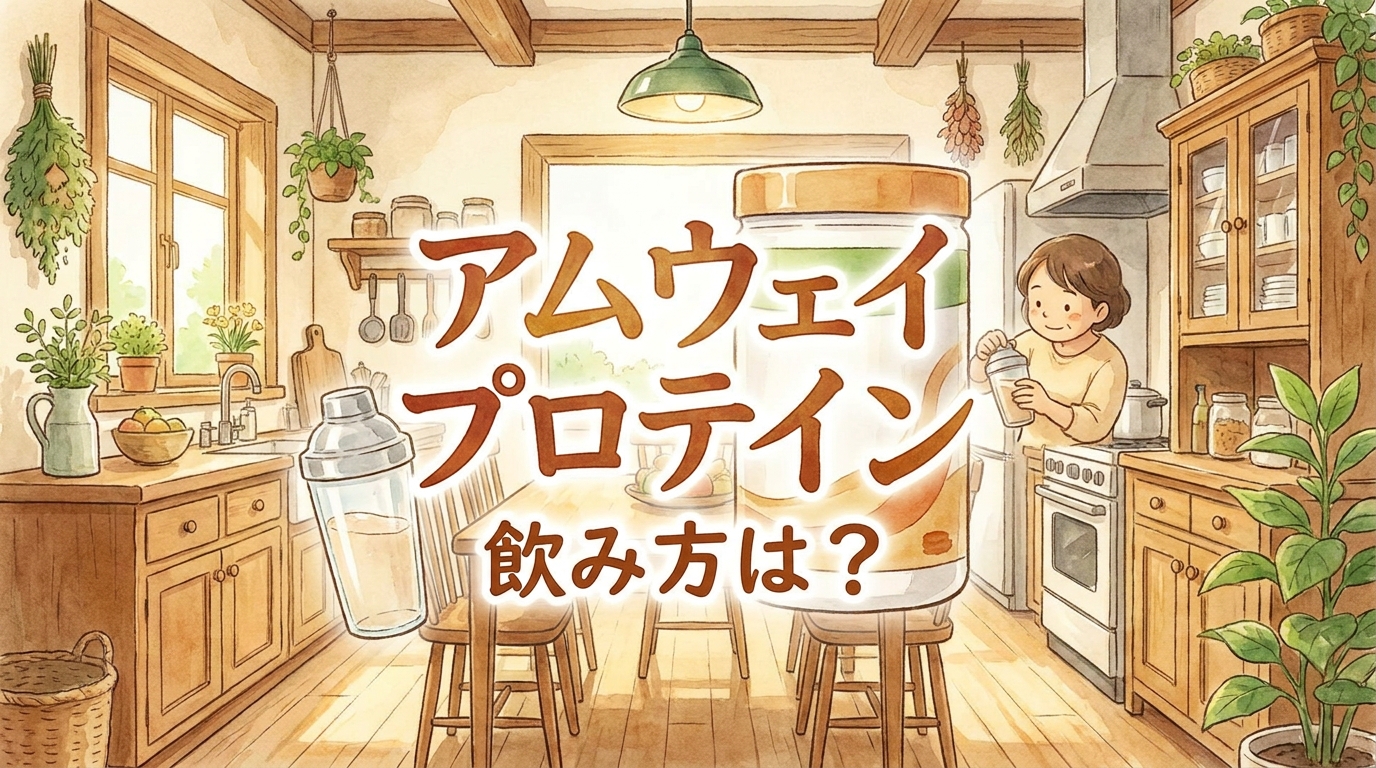 アムウェイ プロテイン 飲み方は？
