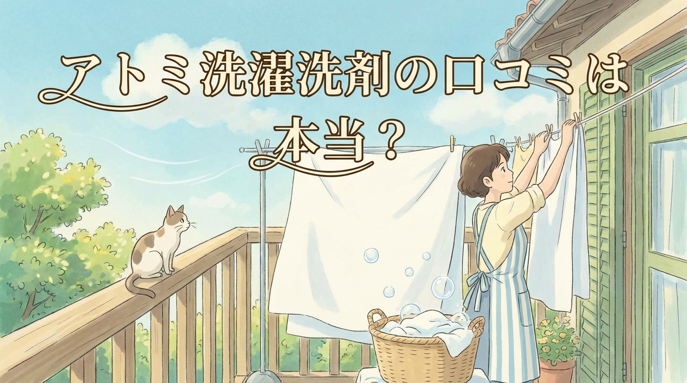アトミ洗濯洗剤の口コミは本当？