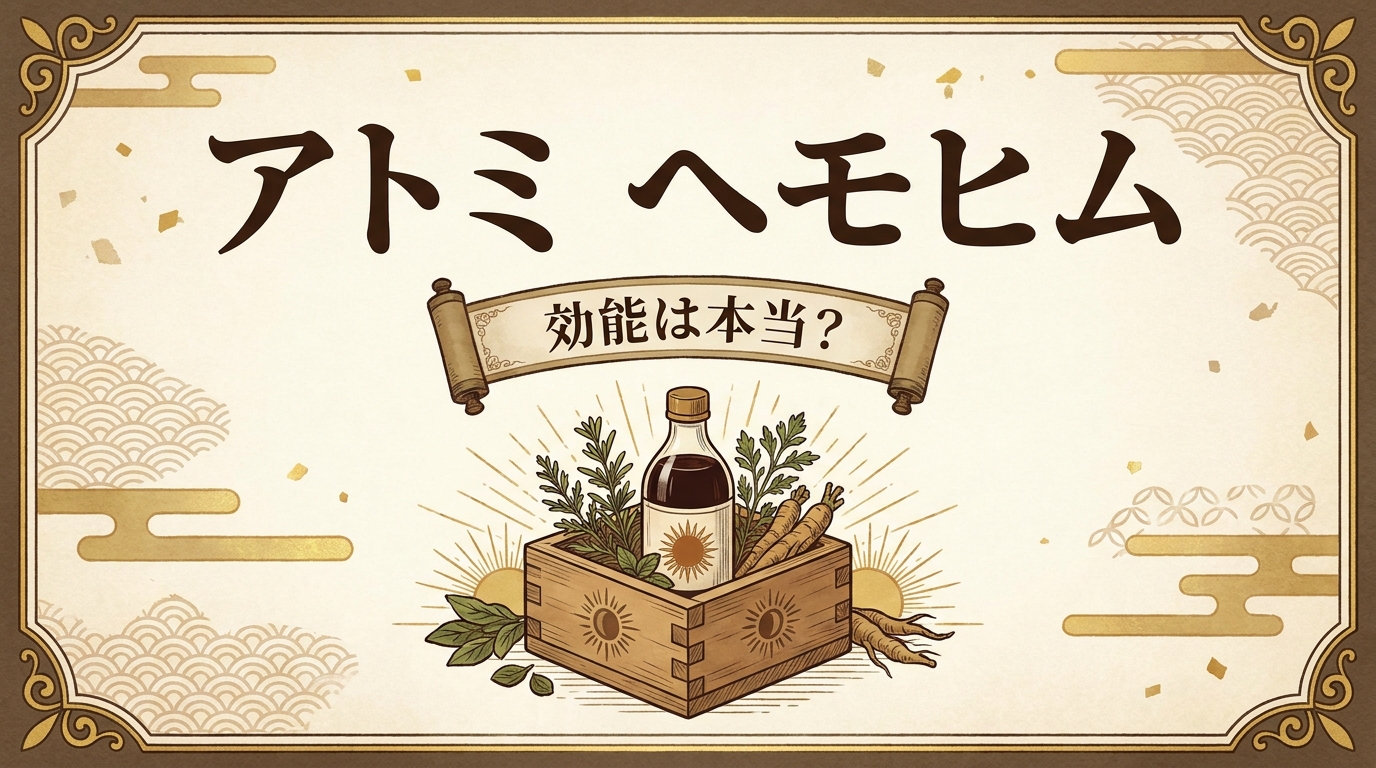 アトミ ヘモヒム 効能は本当？