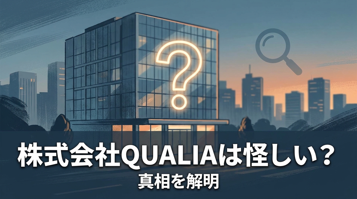 株式会社QUALIAは怪しい?