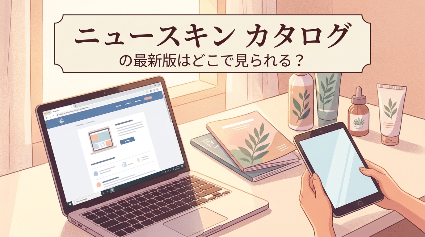 ニュースキン カタログの最新版はどこで見られる?