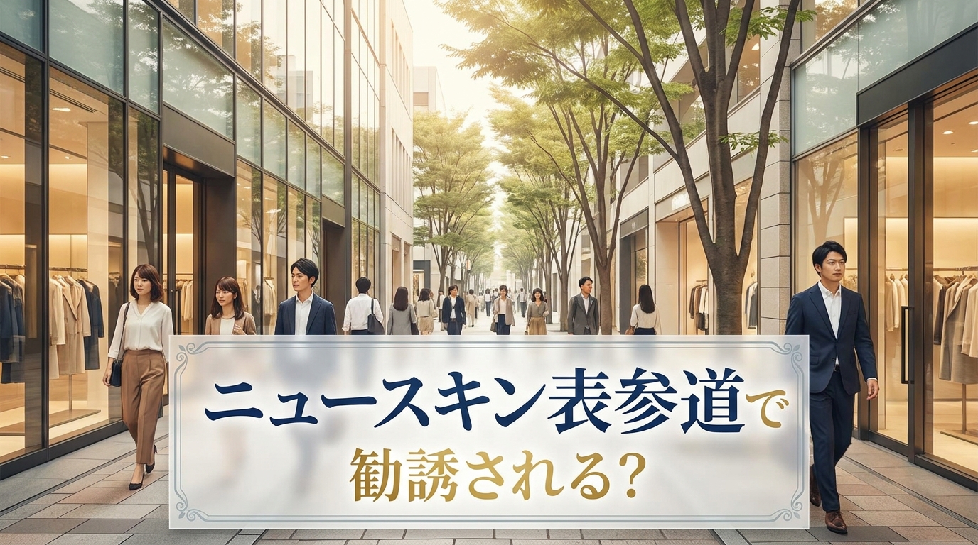 ニュースキン表参道で勧誘される？